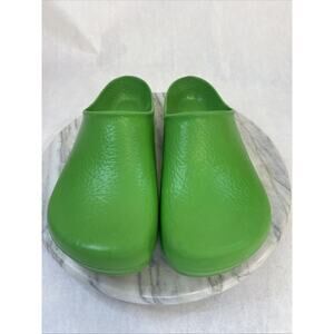 Classic Birkenstock Birki Polyurethane Green Antistatic Womens US7.5 UK5.5 EU39